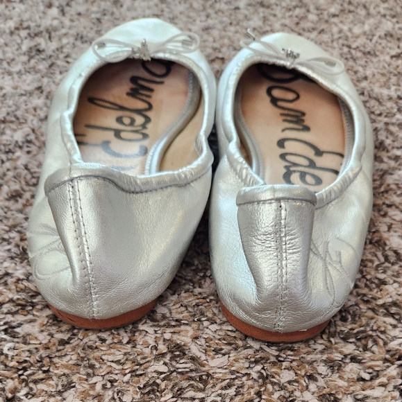 Sam Edelman Felicia Ballet Flats, Silver, Size 9.5 - Picture 5 of 9